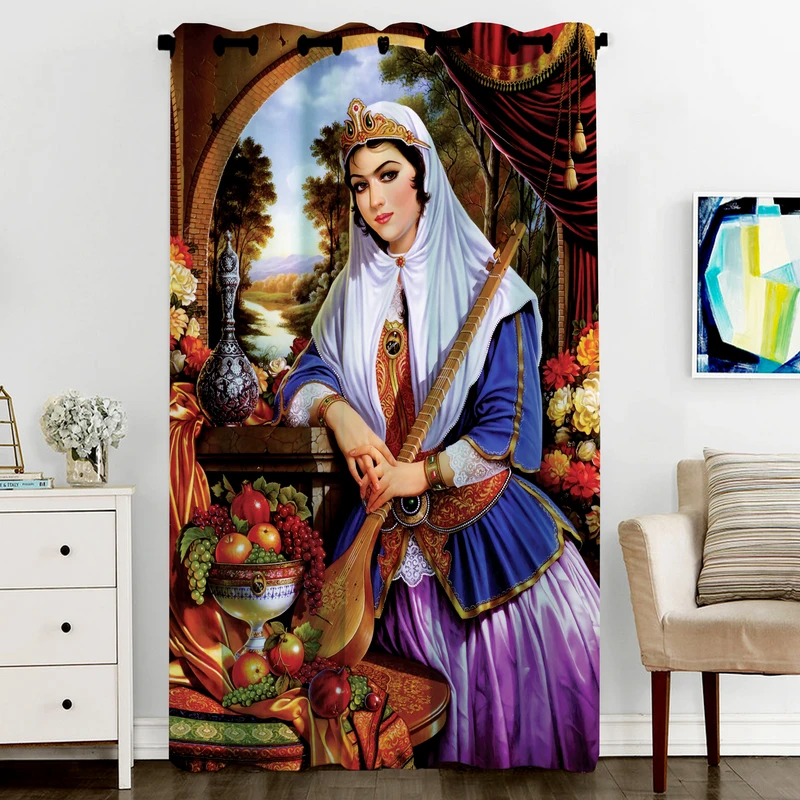 پرده مدل C6-50327 سایز 270x140 سانتی متر