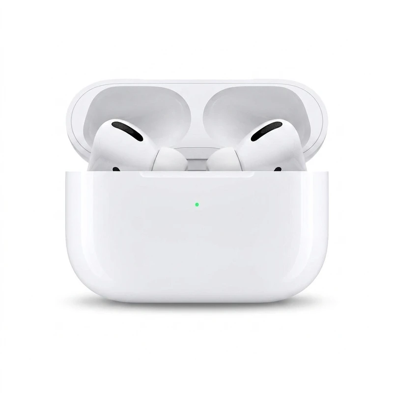 هدفون بلوتوثی AirPods Pro 2021، مجهز به چیپست Apple H1، استاندارد IPX4، محفظه شارژ بی سیم سازگار با MagSafe، حسگر Force sensor و پشتیبانی از دستیار صوتی