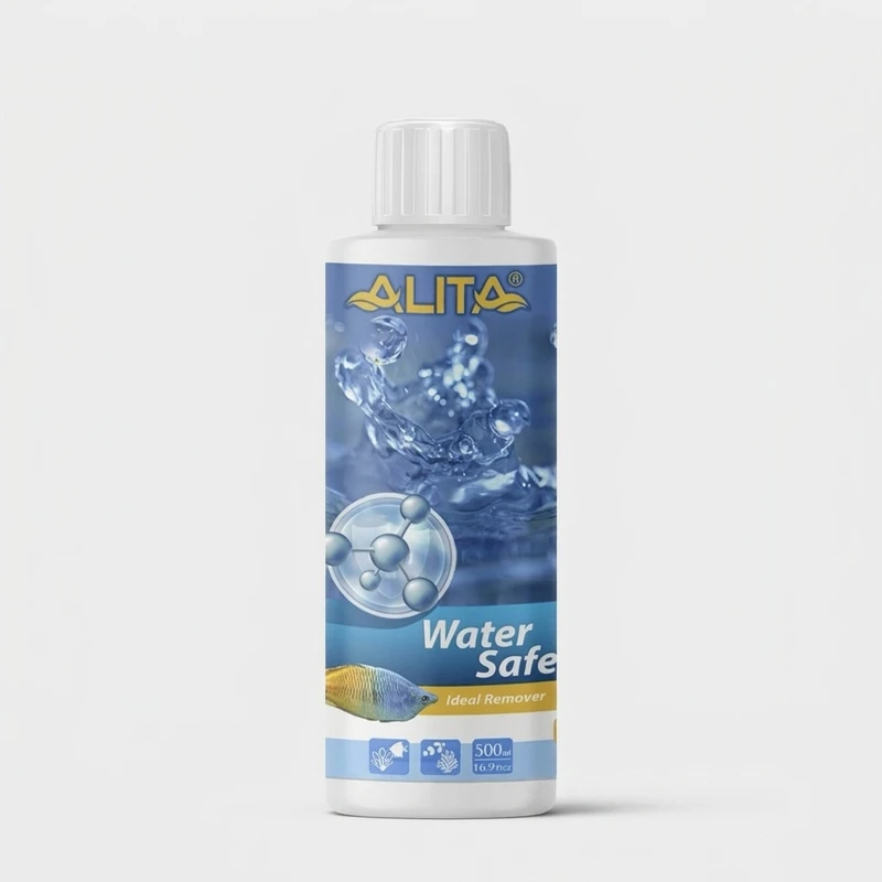 محلول آماده ساز آب آکواریوم آلیتا مدل Water Safe حجم 500 میلی لیتر