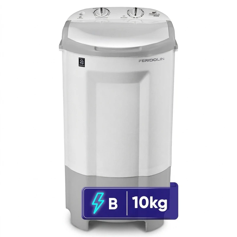 ماشین لباسشویی 10 کیلوگرم نیمه اتوماتیک فریدولین مدل SW100 New Version