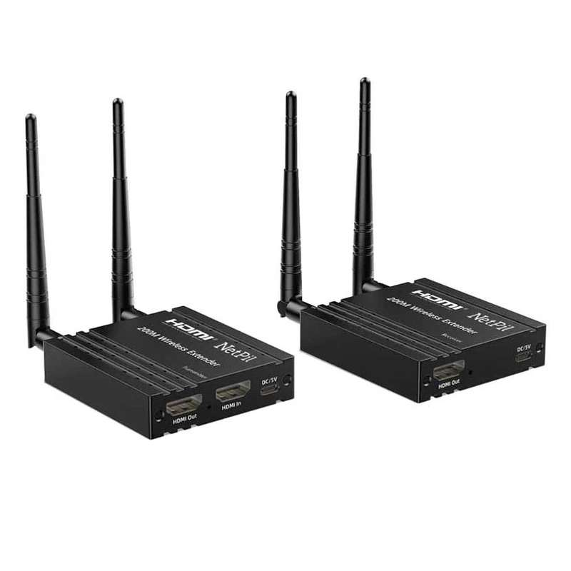 توسعه دهنده بی سیم HDMI نت پیل مدل HDWL200M مجموعه دو عددی