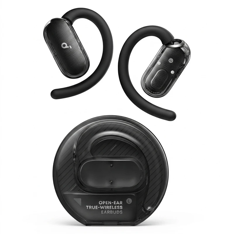 هدفون بلوتوثی مدل SoundCore V40i با پشتیبانی از Hi-Res Audio Wireless و LDAC، اتصال همزمان به 2 دستگاه، 11 ساعت پخش موسیقی،دارای فناوری هوش مصنوعی و مقاومت در برابر رطوبت و عرق