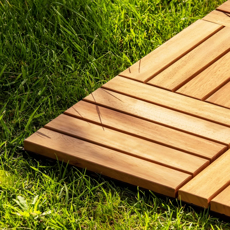کفپوش مدل تایل ترموود سایز 30x30 سانتی متر