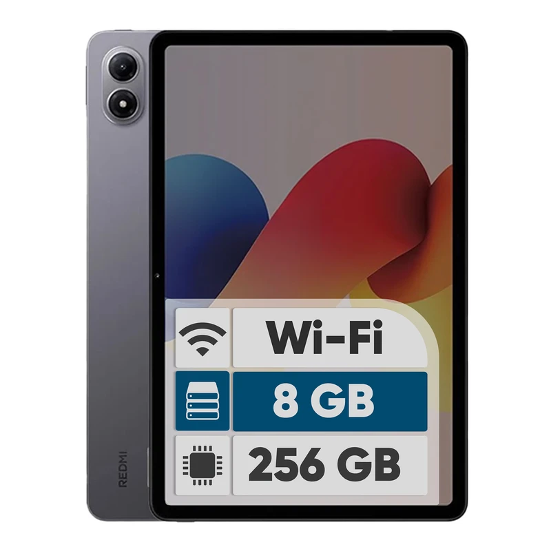 تبلت 12.1 اینچ شیائومی مدل Redmi Pad 2 Pro Wi-Fi ظرفیت 256 گیگابایت و رم 8 گیگابایت، نمایشگر IPS LCD با رزولوشن 2560x1600 پیکسل و نرخ نوسازی 120 هرتز، باتری 12000 میلی آمپر ساعت و شارژ 33 وات