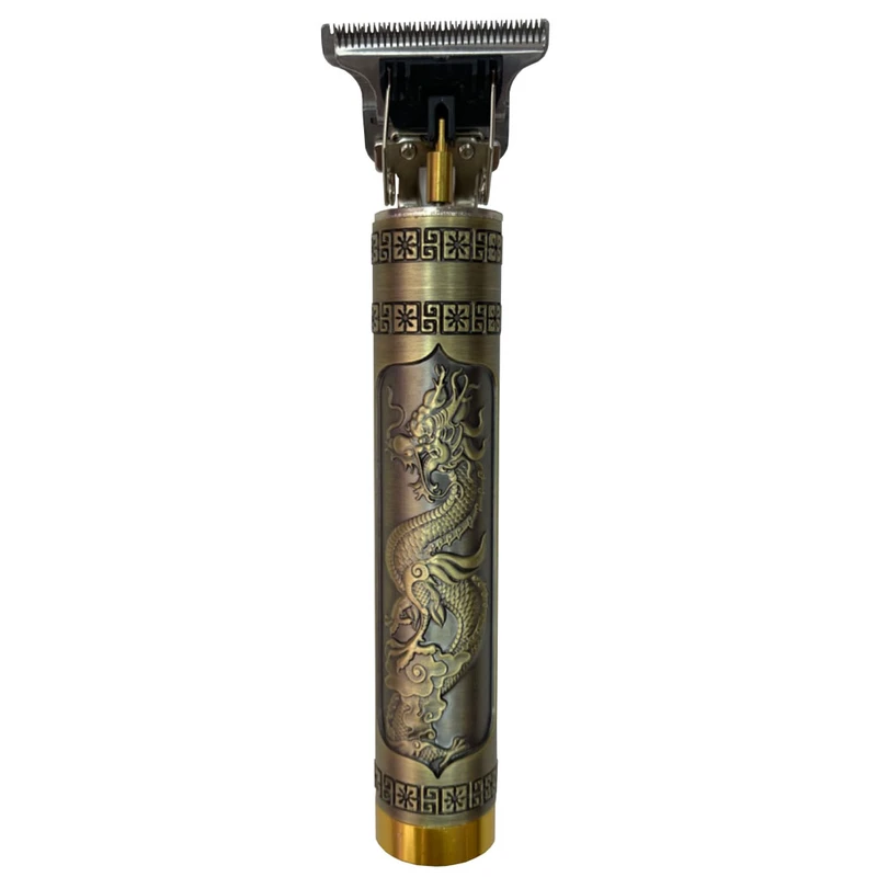ماشین اصلاح موی صورت کزو مدل VINTAGE T9، خط زن، دارای تیغه استیل ضدزنگ، باتری قابل شارژ، باقابلیت اصلاح با شماره صفر
