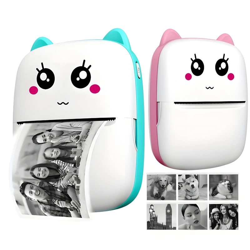 پرینتر حرارتی مدل MINI Printer pink