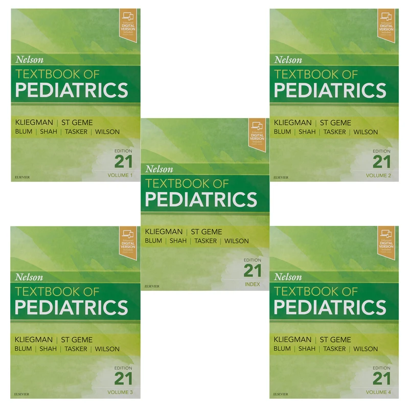 کتاب Nelson Textbook of Pediatrics 21st Edition اثر جمعی از نویسندگان انتشارات الزویر 5 جلدی