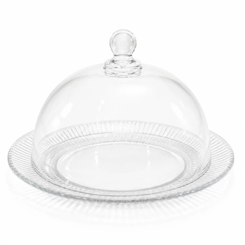 ظرف سرو کیک دلی گلس مدل TG9007-8/L1