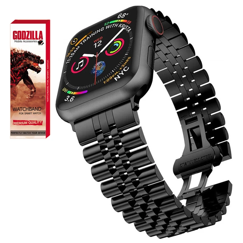 بند گودزیلا مدل G-5Bead مناسب برای اپل واچ Watch SE 2022 40 میلی متری