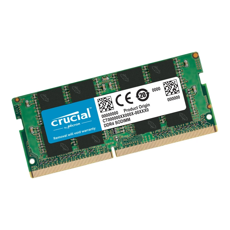 رم لپ تاپ کروشیال DDR4 تک کاناله 32 گیگابایت 3200 مگاهرتز CL22 ولتاژ 1.2 ولت