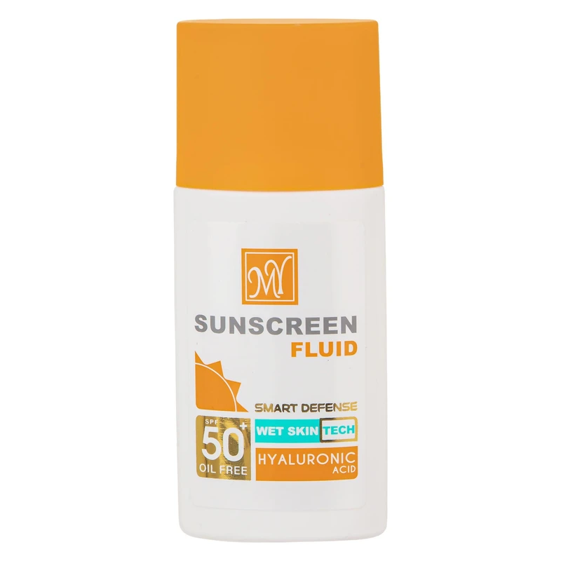 فلوئید ضدآفتاب بی رنگ مای SPF50 مدل Smart Defense مناسب انواع پوست، حجم 50 میلی لیتر