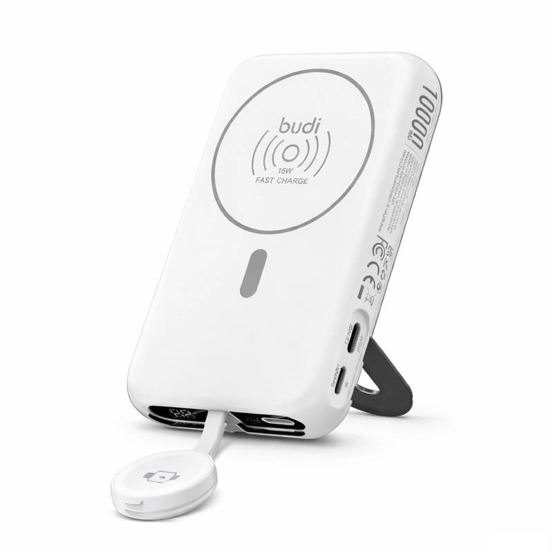 پاوربانک بی سیم 20 وات بودی مدل PB806W ظرفیت 10000 میلی آمپر ساعت