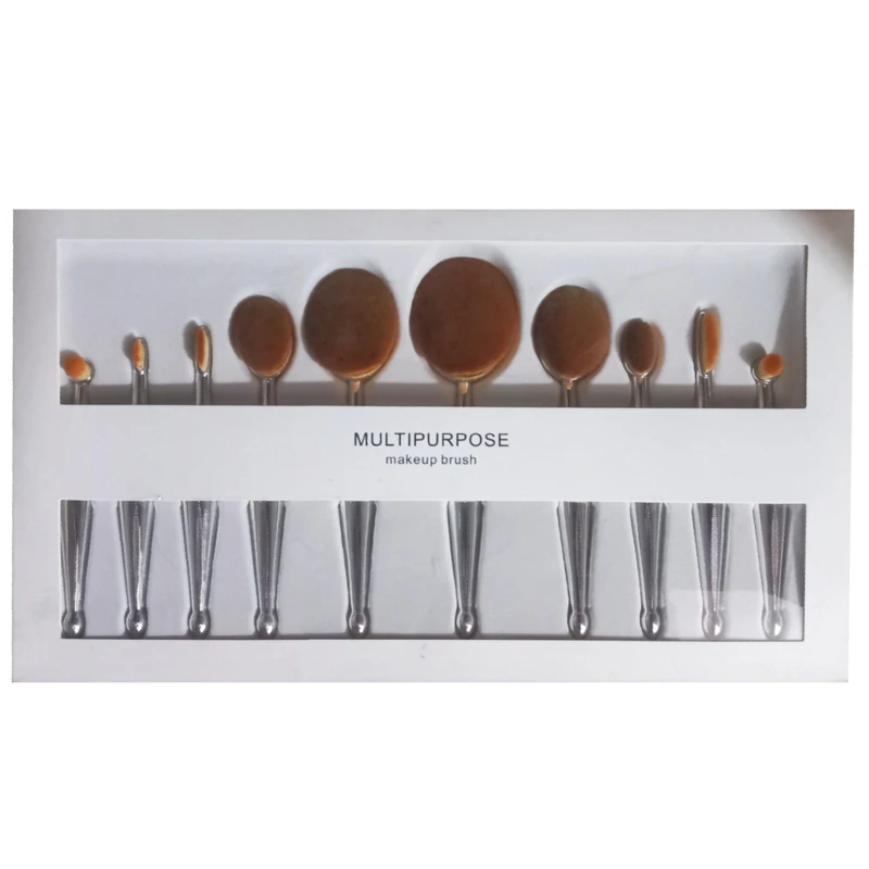 ست برس آرایشی مولتی پوریس مدل TR-3525 مجموعه 10 عددی