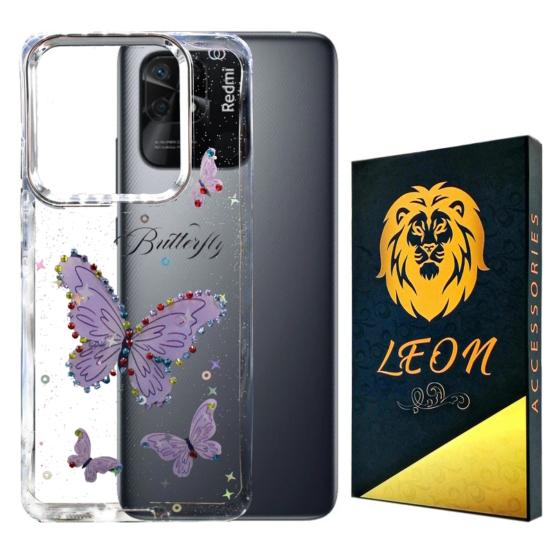 کاور لئون مدل Butterfly مناسب برای گوشی موبایل شیائومی Redmi 10C