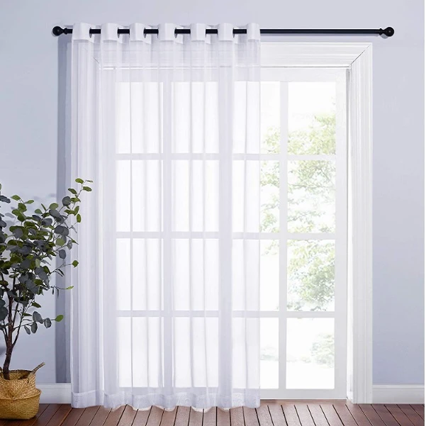 پرده نوین پرده خورشید مدل حریر ساده NT413 سایز 280x300 سانتی متر