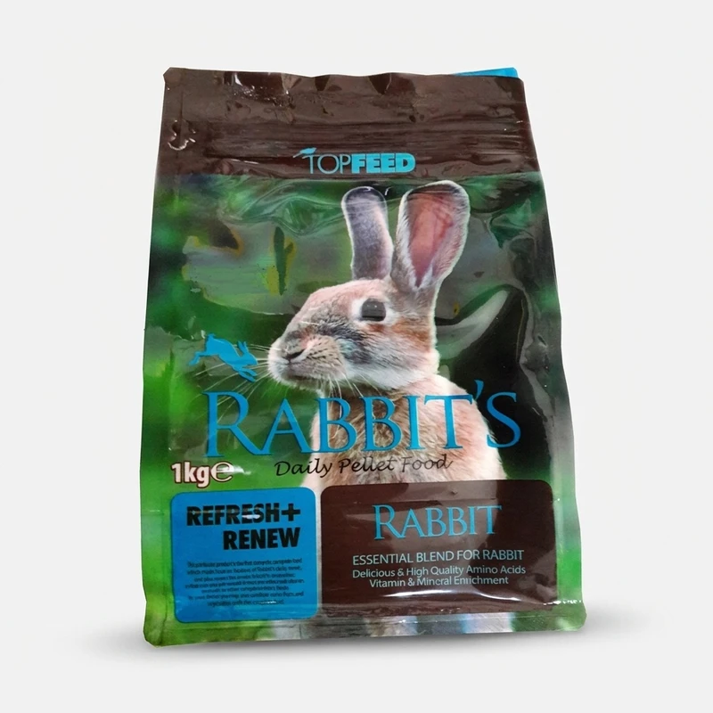 غذای خشک خرگوش تاپ فید مدل Rabbit Daily PelletFood وزن 1 کیلوگرم