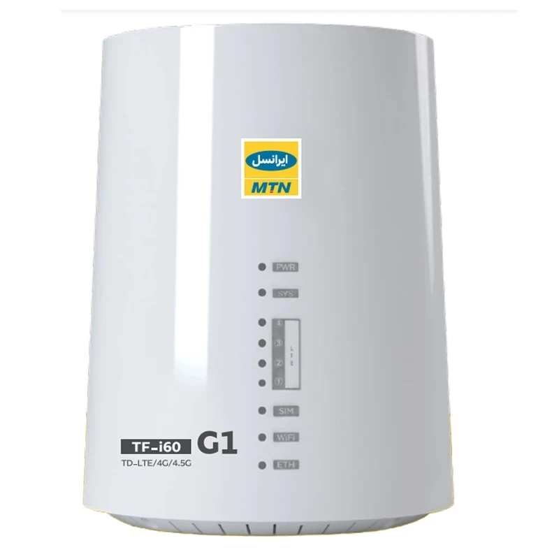 مودم 4G/TD-LTE ایرانسل مدل TF I60-G1 به همراه 100 گیگ اینترنت سه ماهه