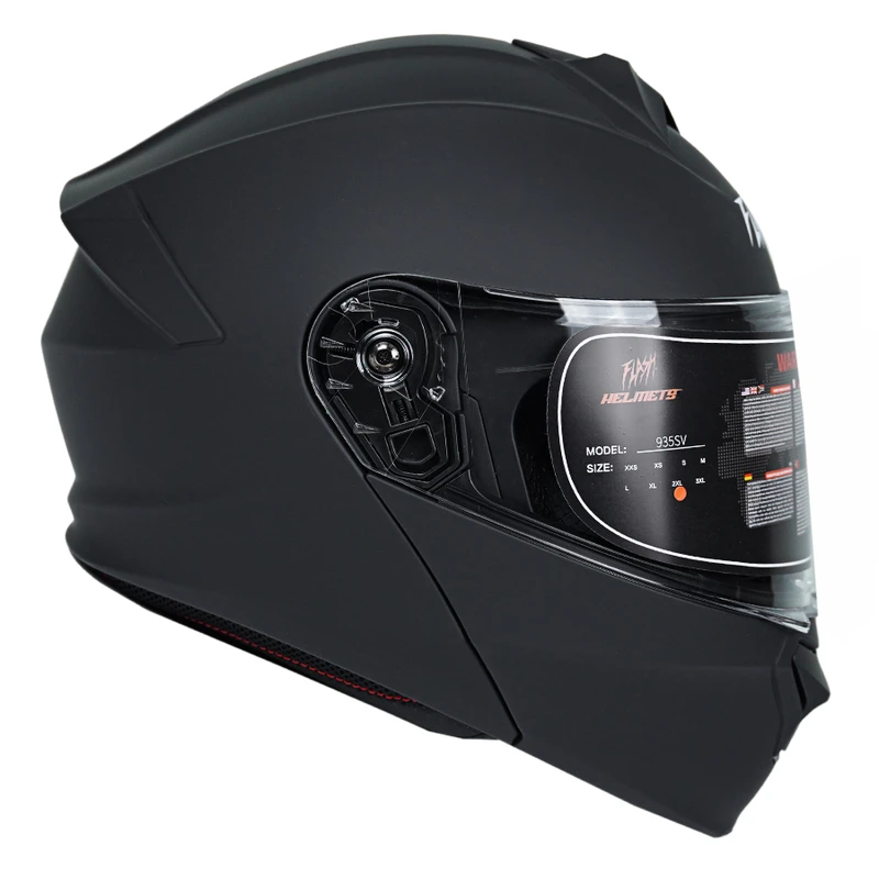 کلاه کاسکت فک متحرک فلش مدل 935sv black/matt