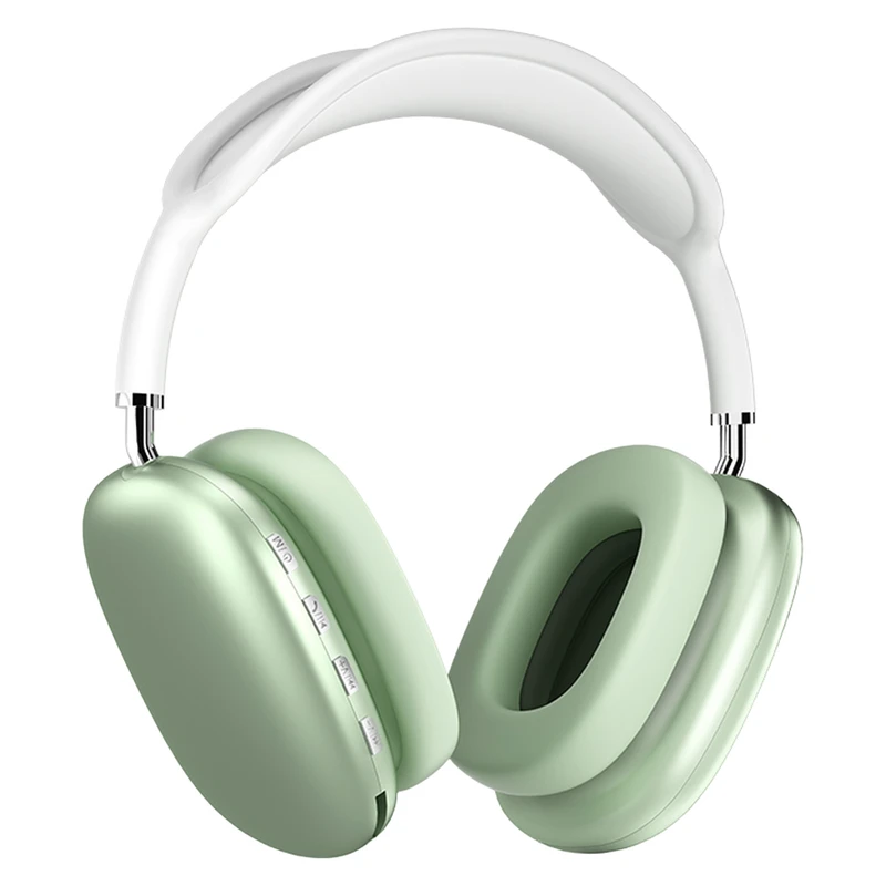 هدفون بلوتوثی مدل Airpods Max P9 بدون نویز کنسلینگ، درگاه شارژ USB Type-C، دارای میکروفون با کیفیت 105 دسی بل، مقاوم در برابر رطوبت و عرق