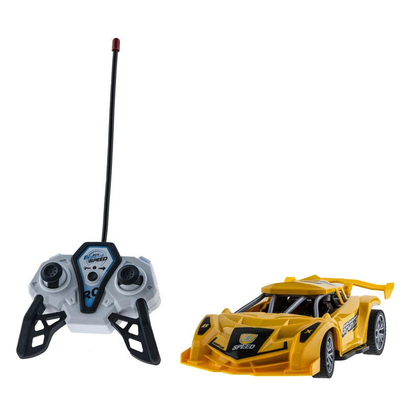 ماشین بازی کنترلی مدل SPORT CAR مسابقه ای فرمول یک با مقیاس 1:24، دارای چراغ و قابلیت دودزا، ریموت کنترل 27 مگاهرتز، حرکت در چهار جهت و بدنه پلاستیکی