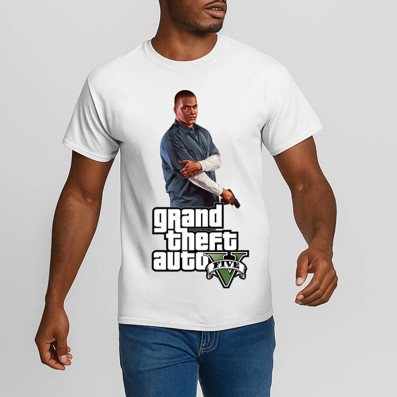 تیشرت مردانه طرح gta 15593