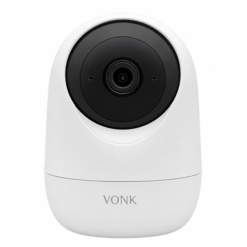 دوربین مداربسته تحت شبکه داخلی 5 مگاپیکسل وونک مدل 5MP Pro، اتصال Wi-Fi، چرخش افقی 355 درجه و عمودی 90 درجه، تشخیص حرکت و انسان، تعقیب سوژه، دید در شب، مکالمه دوطرفه و پشتیبانی از Micro SD تا 256 گیگابایت