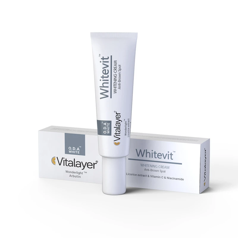 کرم روشن کننده ویتالیر مدل Whitevit حجم 30 میلی لیتر