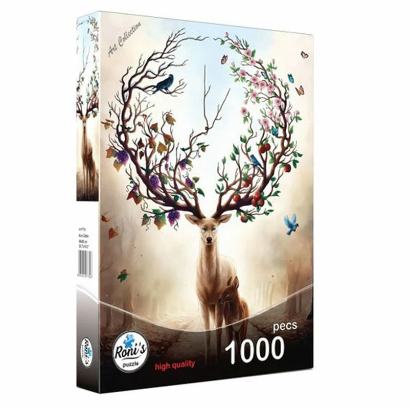 پازل 1000 تکه رونیز طرح گوزن شگفت انگیز کد 7730
