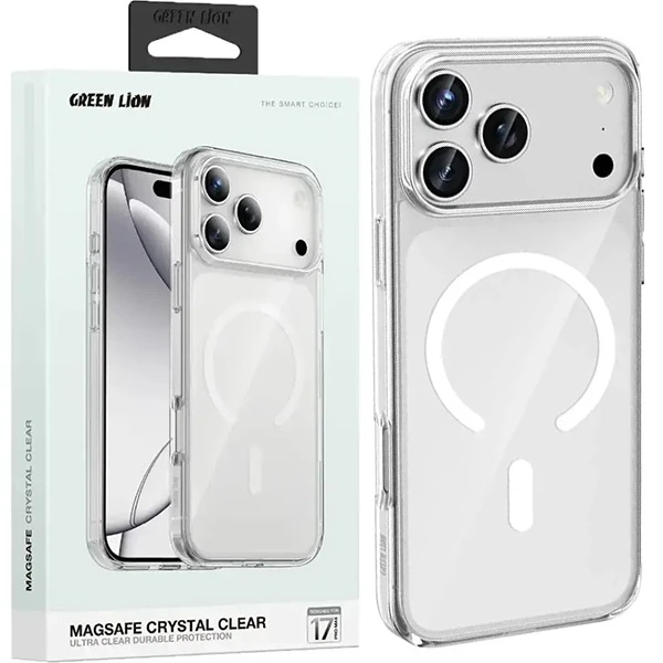 کاور گرین لاین مدل Magsafe Crystal Clear مناسب برای گوشی موبایل اپل Iphone 17 Pro Max