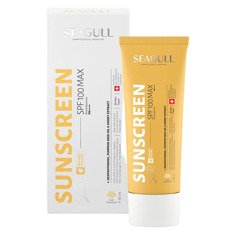 کرم ضد آفتاب بدون رنگ سی گل SPF 100 مدل Pro مناسب انواع پوست حجم 50 میلی لیتر