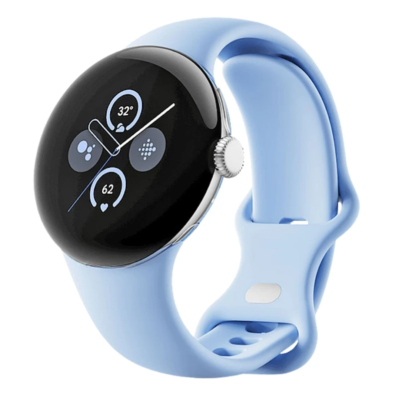 ساعت هوشمند 41 میلی متری گوگل مدل Pixel Watch 2 با بند سیلیکونی