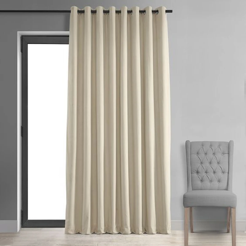 پرده مدل پانچ مخمل مات سایز 300x280 سانتیمتر